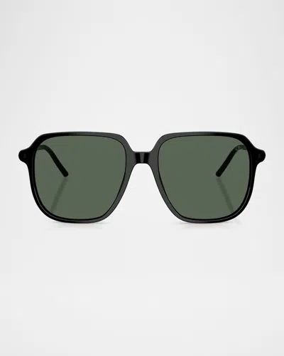 MONCLER ME6010 ACETATE SQUARE SUNGLASSES