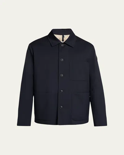 MONCLER MEN'S PLUMEL DOWN OVERSHIRT