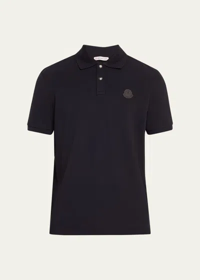 MONCLER MEN'S SMALL LOGO POLO SHIRT
