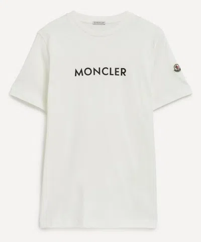 MONCLER MONCLER MENS RUBBERIZED LOGO T-SHIRT