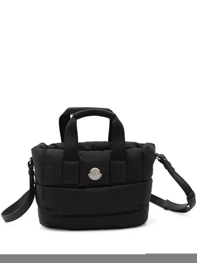 MONCLER MINI CARADOC QUILTED TOP-HANDLES TOTE BAG
