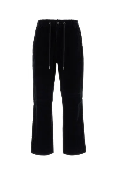 MONCLER NAVY BLUE CORDUROY PANT