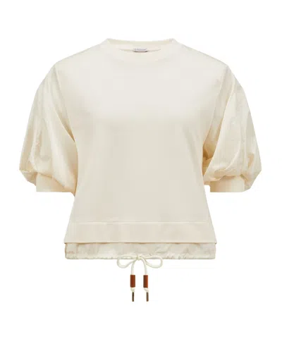 MONCLER MONCLER PUFF SLEEVE T-SHIRT