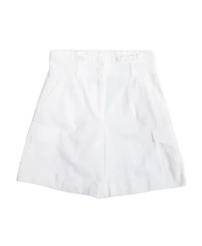 MONCLER OXFORD COTTON SHORTS