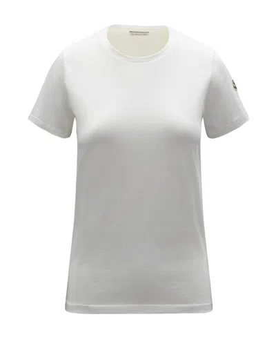 MONCLER MONCLER LOGO PATCH CREWNECK T-SHIRT