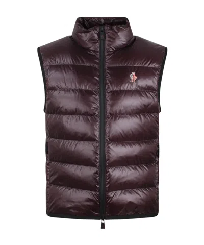 MONCLER MONCLER GRENOBLE LOGO PATCH PADDED GILET