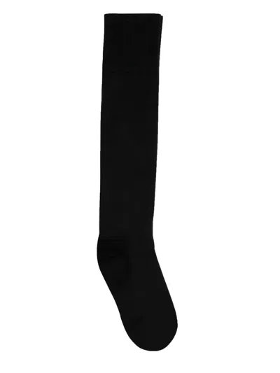 MONCLER RIBBED KNEE-HIGH SOCKS