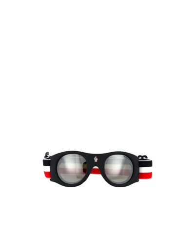 MONCLER ROUND FRAME SUNGLASSES