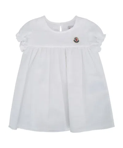MONCLER ROUND NECK SHORT SLEEVE DRESS
