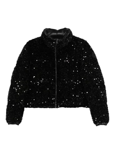 MONCLER LOUVI SEQUIN-EMBELLISHED JACKET