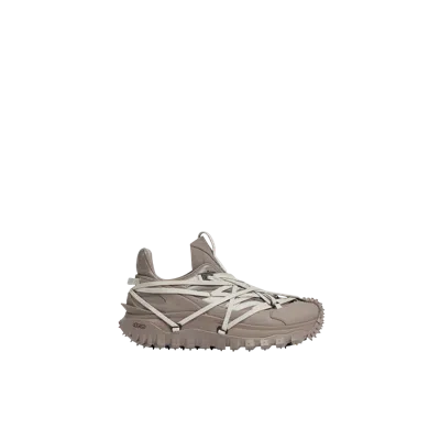 MONCLER SNEAKERS TRAILGRIP MEGALACE EN CUIR + RICK OWENS