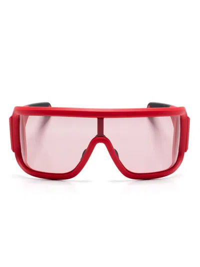 MONCLER SNOWSEEKER RECTANGULAR SUNGLASSES