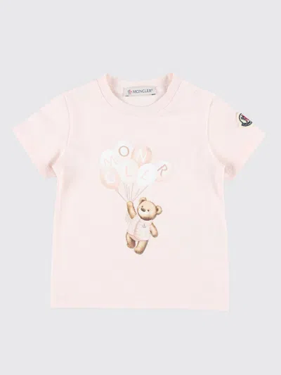 MONCLER T-SHIRT MONCLER KIDS COLOR PINK