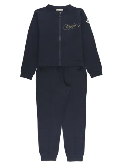 MONCLER TWO PIECE JUMPSUIT WITH LOGO