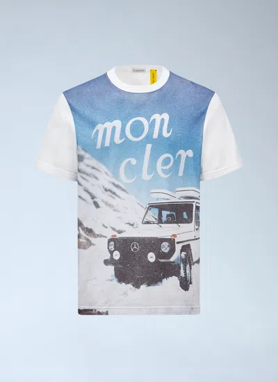 MONCLER X MERCEDES-BENZ BY NIGO LOGO MOTIF T-SHIRT