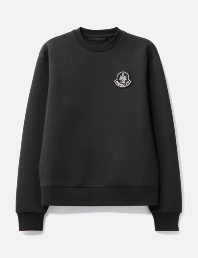 MONCLER YEAR OF THE SNAKE PATCH NEOPRENE SWEATSHIRT