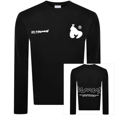 MONEY CLOTHING MONEY APE SIGNATURE SWEATSHIRT BLACK