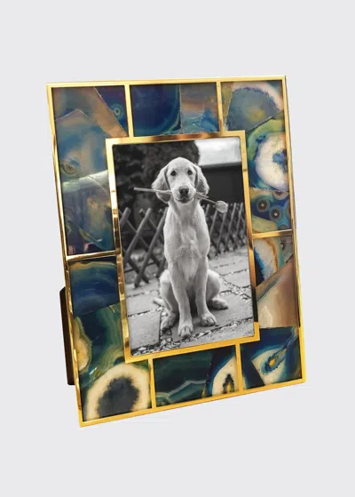 MONICA RICH KOSANN BLUE AGATE FRAME, 8" X 10"