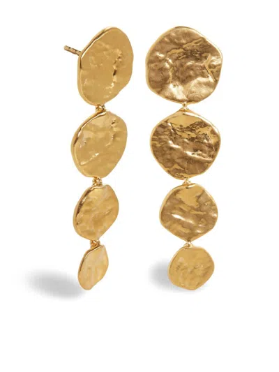 MONICA VINADER CAPRI DISC COCKTAIL DROP EARRINGS