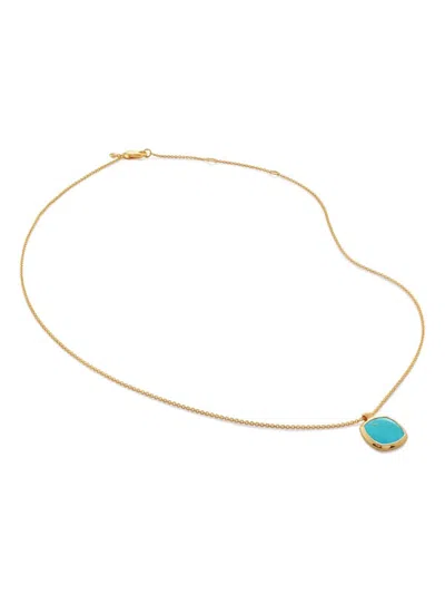 MONICA VINADER DELPHI TURQUOISE PENDANT NECKLACE