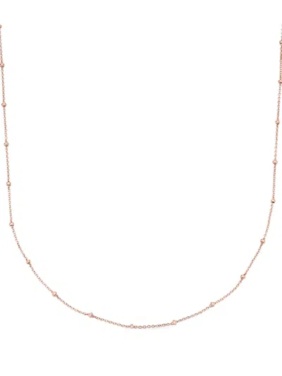 MONICA VINADER FINE-CHAIN 18KT ROSE GOLD VERMEIL NECKLACE