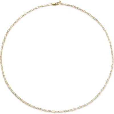 MONICA VINADER MONICA VINADER MINI PAPER CLIP CHAIN NECKLACE