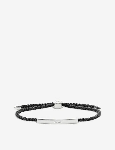MONICA VINADER WOMENS MONICA VINADER LINEAR STERLING SILVER FRIENDSHIP BRACELET