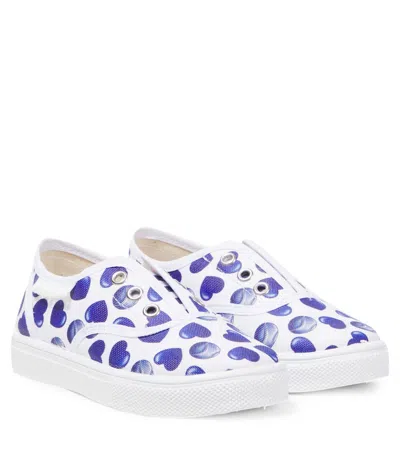 MONNALISA CANVAS SNEAKERS