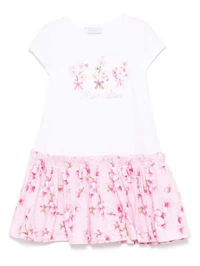 MONNALISA FLORAL-PRINT DRESS