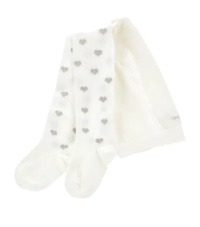 MONNALISA HEART PRINT TIGHTS