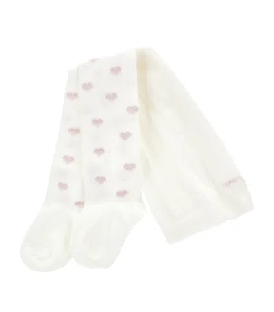 MONNALISA HEART PRINT TIGHTS