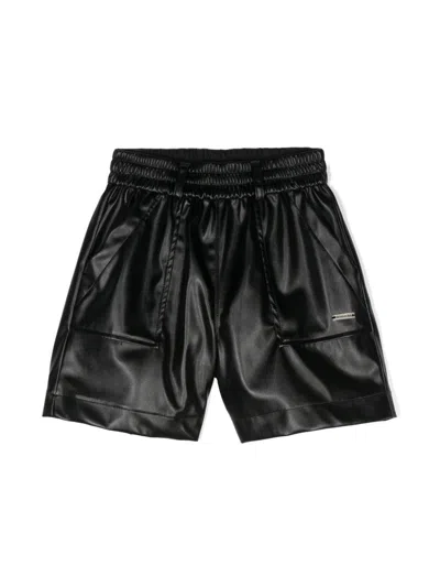 MONNALISA LOGO-PLAQUE SHORTS