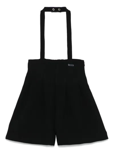 MONNALISA LOGO-PLAQUE SHORTS