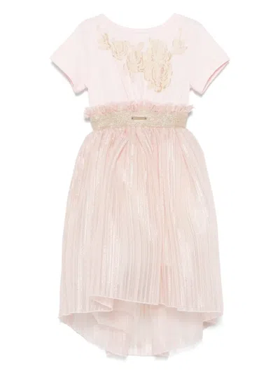 MONNALISA ROSE-PRINT DRESS