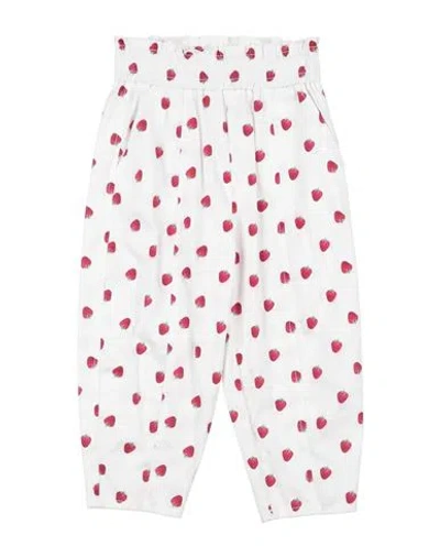 MONNALISA MONNALISA TODDLER GIRL PANTS WHITE SIZE 6 COTTON, ELASTANE