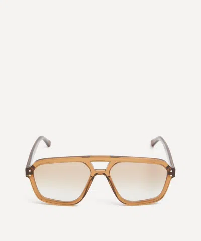 MONOKEL EYEWEAR MONOKEL EYEWEAR MENS JET COLA AVIATOR SUNGLASSES