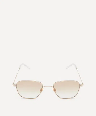 MONOKEL EYEWEAR MONOKEL EYEWEAR MENS OTIS GOLD-TONE SQUARE SUNGLASSES