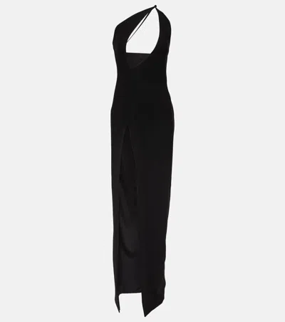 MONOT MÔNOT ONE-SHOULDER CUTOUT GOWN