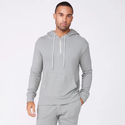 MONROW BUNGEE CORD QUARTER ZIP HOODY