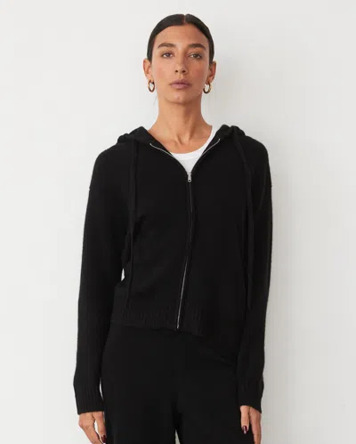 MONROW CASHMERE ZIP UP HOODY