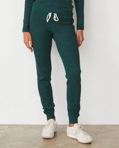 MONROW COZY HEATHER THERMAL CUFF SWEAT