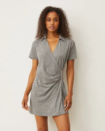MONROW KNIT WRAP DRESS