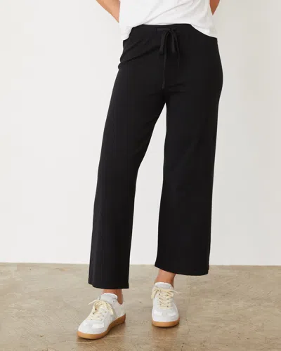 MONROW LIGHT SOFT KNIT CROP LOUNGE PANT