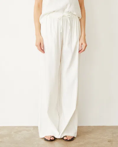 MONROW LINEN WIDE LEG PANT