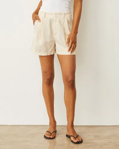 MONROW MINI CORDUROY PLEATED SHORTS