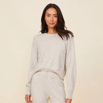 MONROW NEPS CASHMERE CREW NECK SWEATER