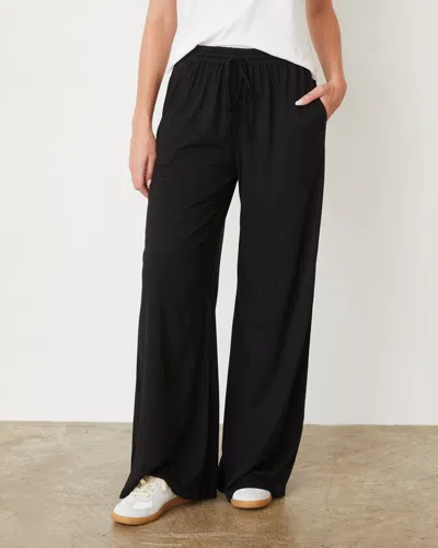 MONROW ORGANIC JERSEY WIDE LEG PANT