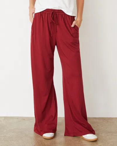 MONROW ORGANIC JERSEY WIDE LEG PANT