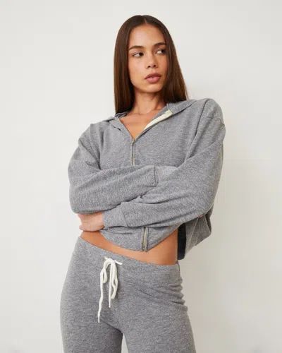 MONROW ORIGINAL FLEECE ZIP UP HOODY