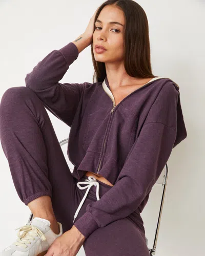 MONROW ORIGINAL FLEECE ZIP UP HOODY